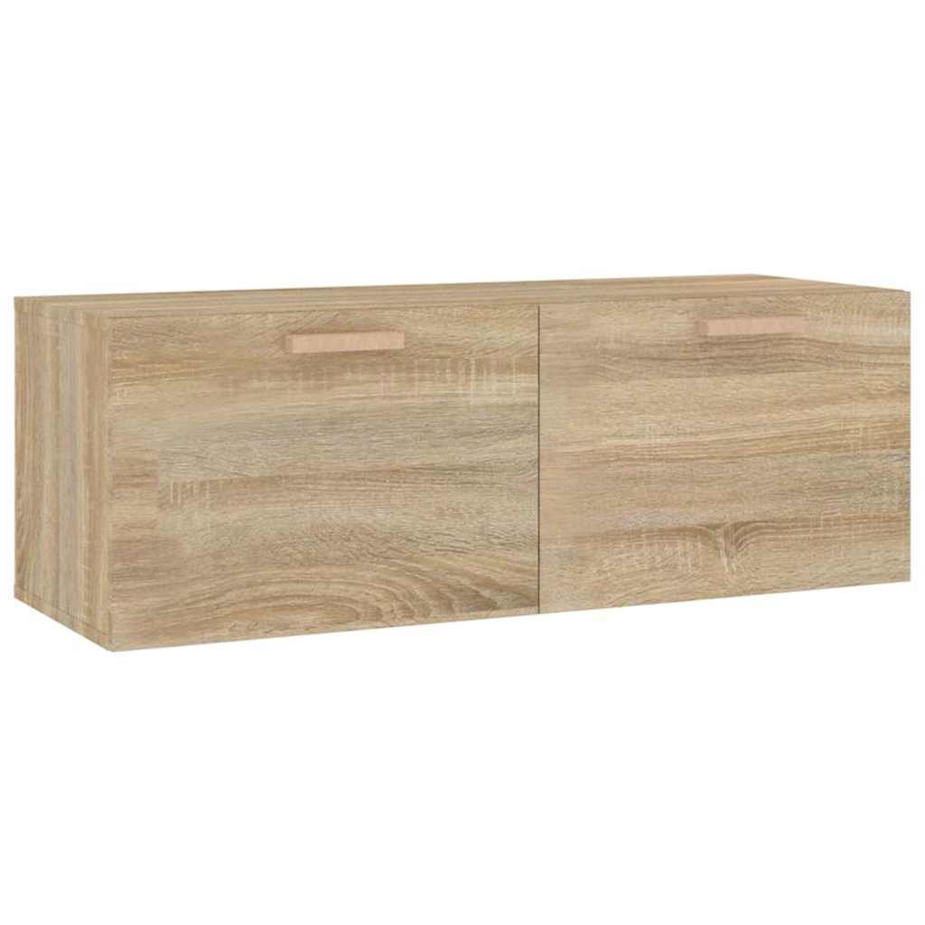 vidaXL Ντουλάπι Τοίχου Sonoma Δρυς 100x36,5x35 εκ. Επεξεργασμένο Ξύλο