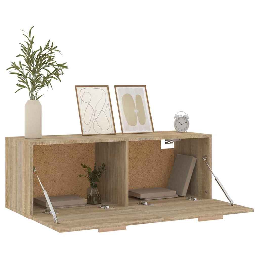 vidaXL Ντουλάπι Τοίχου Sonoma Δρυς 100x36,5x35 εκ. Επεξεργασμένο Ξύλο