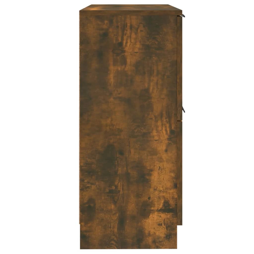 vidaXL Ντουλάπια 2 τεμ. Καπνιστή δρυς 30x30x70 εκ. Επεξεργασμένο Ξύλο