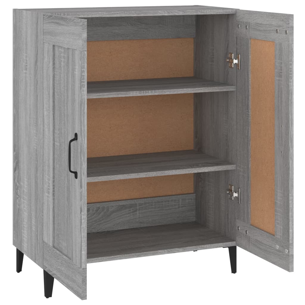 vidaXL Ντουλάπι Γκρι Sonoma 69,5 x 34 x 90 εκ. από Επεξεργασμένο Ξύλο