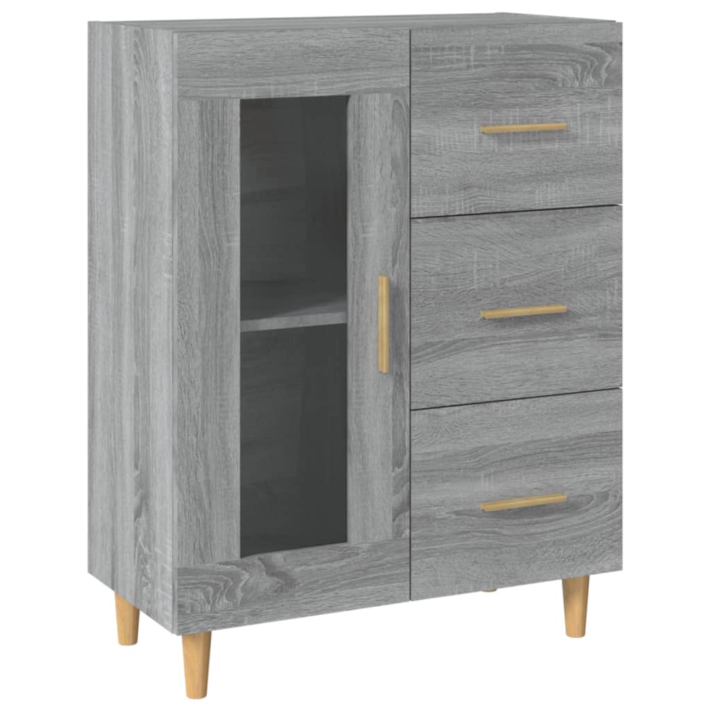 vidaXL Ντουλάπι Γκρι Sonoma 69,5 x 34 x 90 εκ. από Επεξεργασμένο Ξύλο