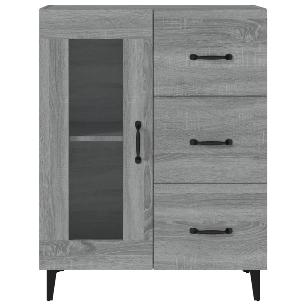 vidaXL Ντουλάπι Γκρι Sonoma 69,5 x 34 x 90 εκ. από Επεξεργασμένο Ξύλο