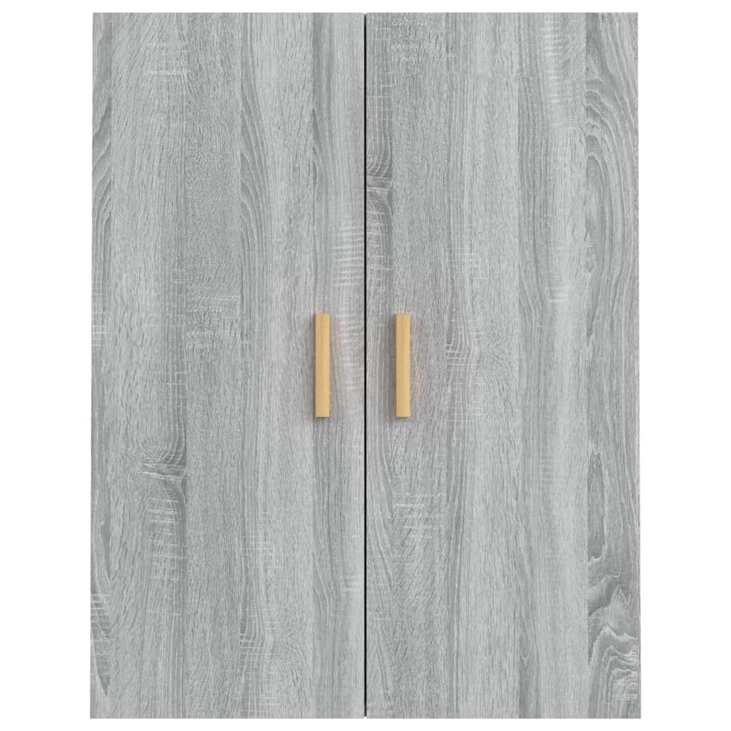 vidaXL Ντουλάπι Τοίχου Κρεμαστό Γκρι sonoma 69,5x34x90 εκ.