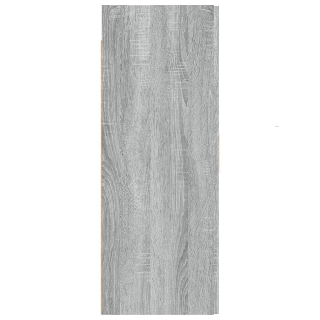 vidaXL Ντουλάπι Τοίχου Κρεμαστό Γκρι sonoma 69,5x34x90 εκ.