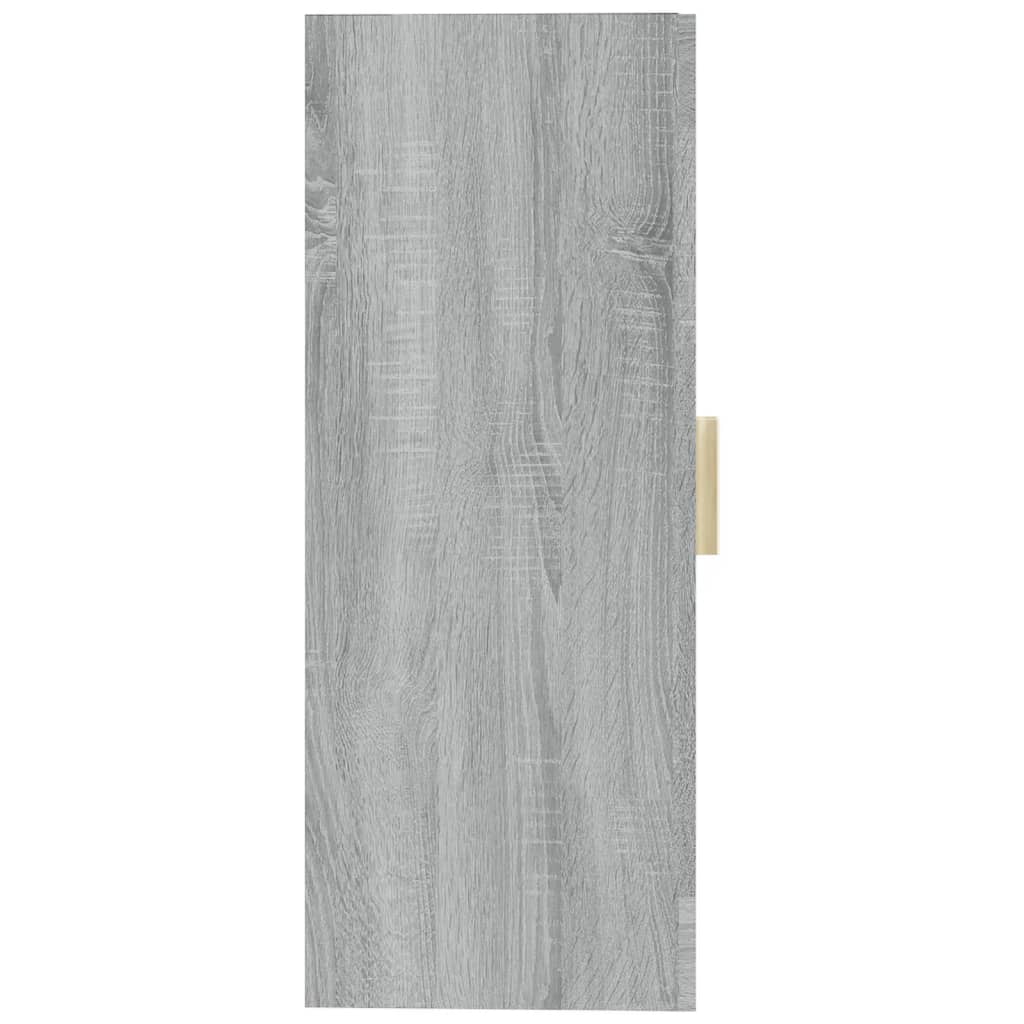 vidaXL Ντουλάπι Τοίχου Κρεμαστό Γκρι sonoma 69,5x34x90 εκ.