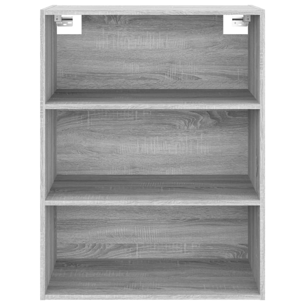 vidaXL Ντουλάπι Τοίχου Κρεμαστό Γκρι sonoma 69,5 x 32,5 x 90 εκ.