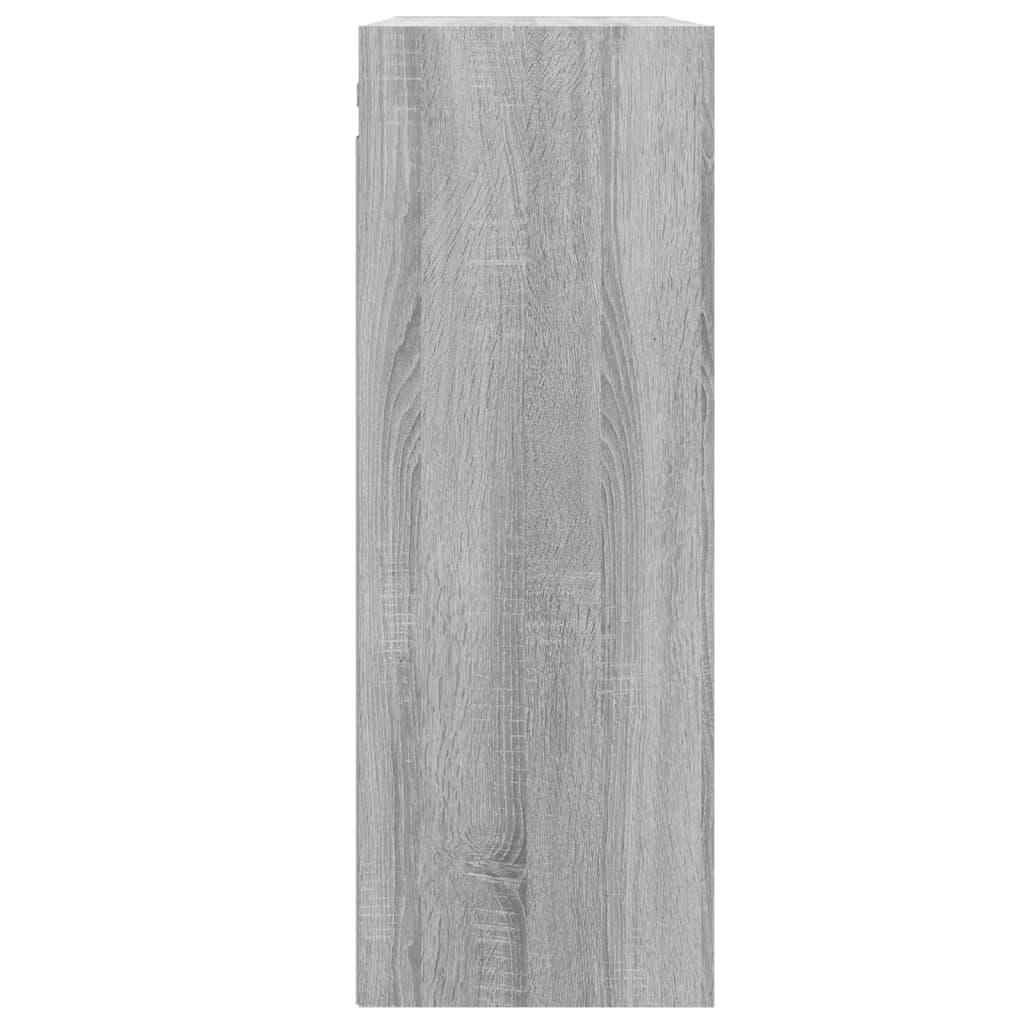 vidaXL Ντουλάπι Τοίχου Κρεμαστό Γκρι sonoma 69,5 x 32,5 x 90 εκ.