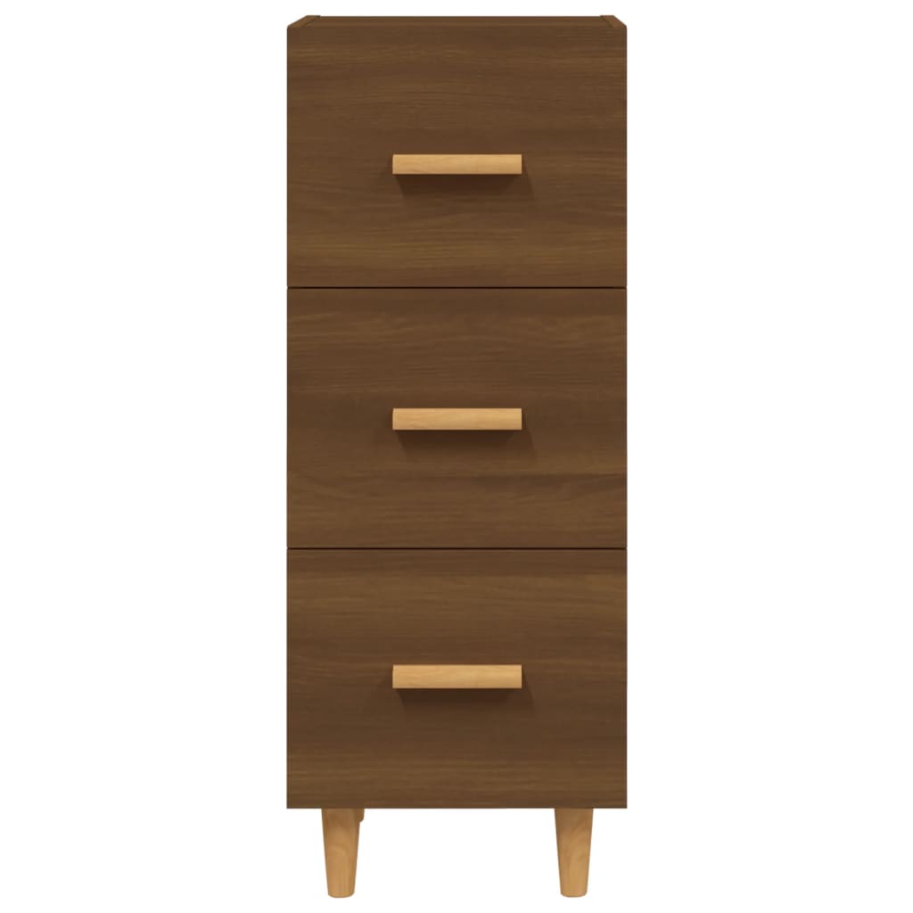 vidaXL Ντουλάπι Καφέ Δρυς 34,5 x 34 x 90 εκ. Επεξεργασμένο Ξύλο