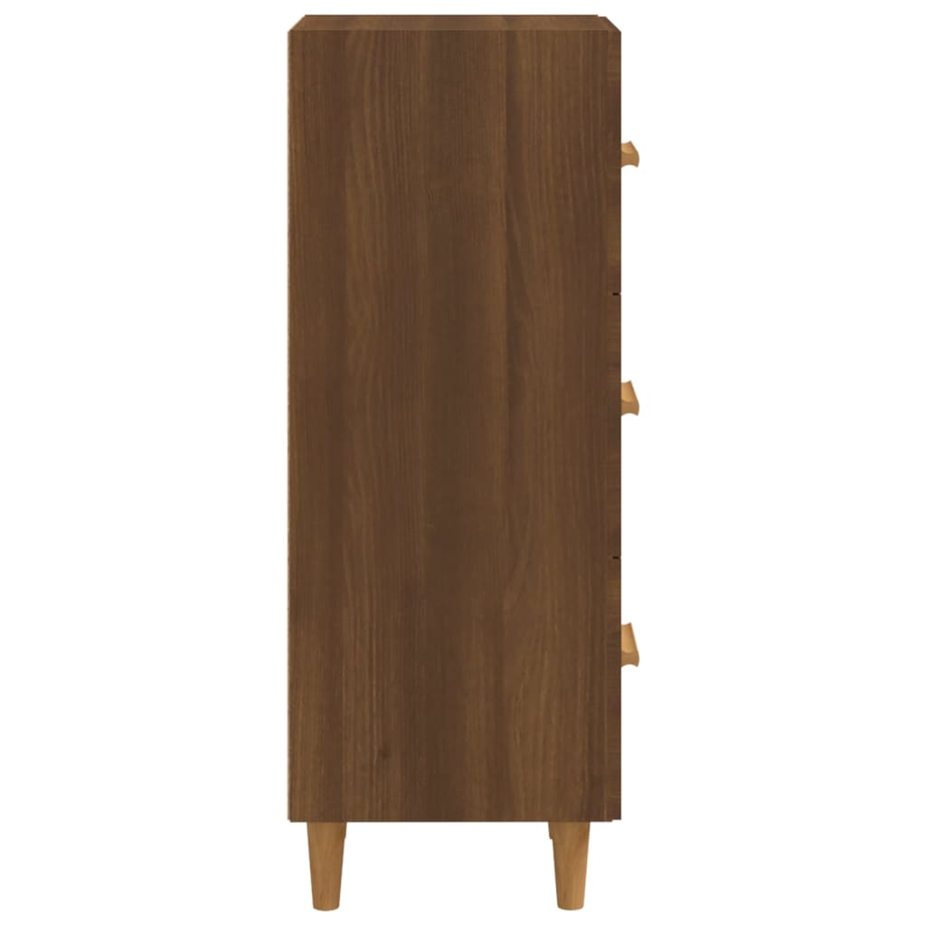 vidaXL Ντουλάπι Καφέ Δρυς 34,5 x 34 x 90 εκ. Επεξεργασμένο Ξύλο