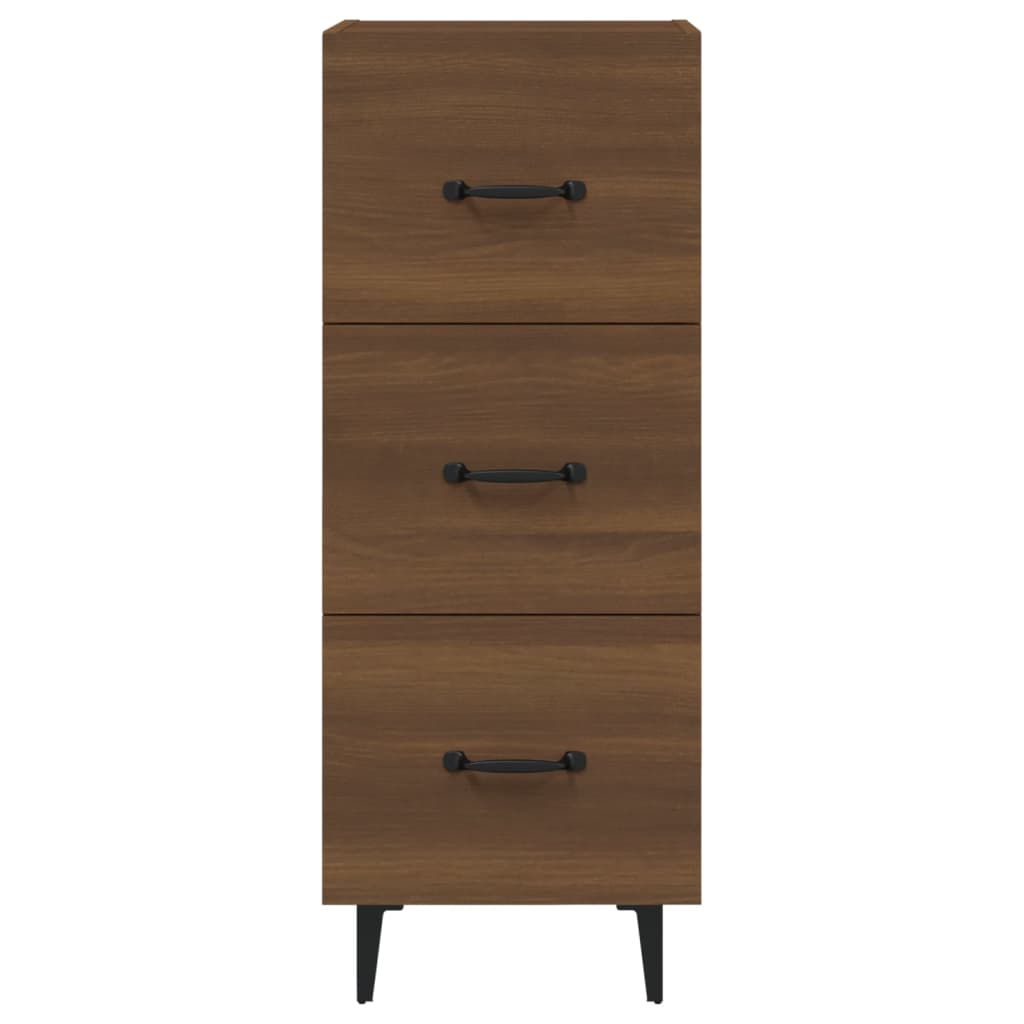 vidaXL Ντουλάπι Καφέ Δρυς 34,5 x 34 x 90 εκ. Επεξεργασμένο Ξύλο