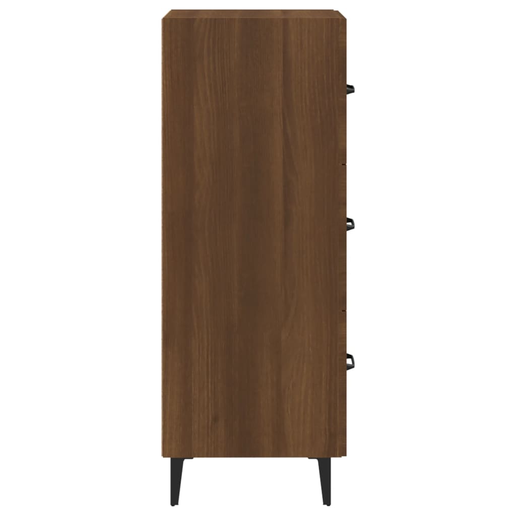 vidaXL Ντουλάπι Καφέ Δρυς 34,5 x 34 x 90 εκ. Επεξεργασμένο Ξύλο