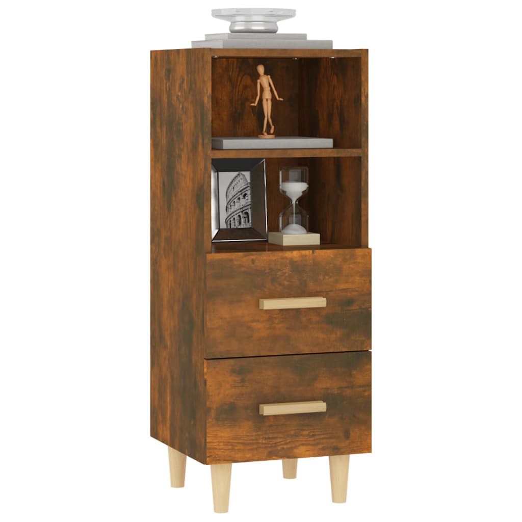 vidaXL Ντουλάπι Καπνιστή Δρυς 34,5 x 34 x 90 εκ. Επεξεργασμένο Ξύλο