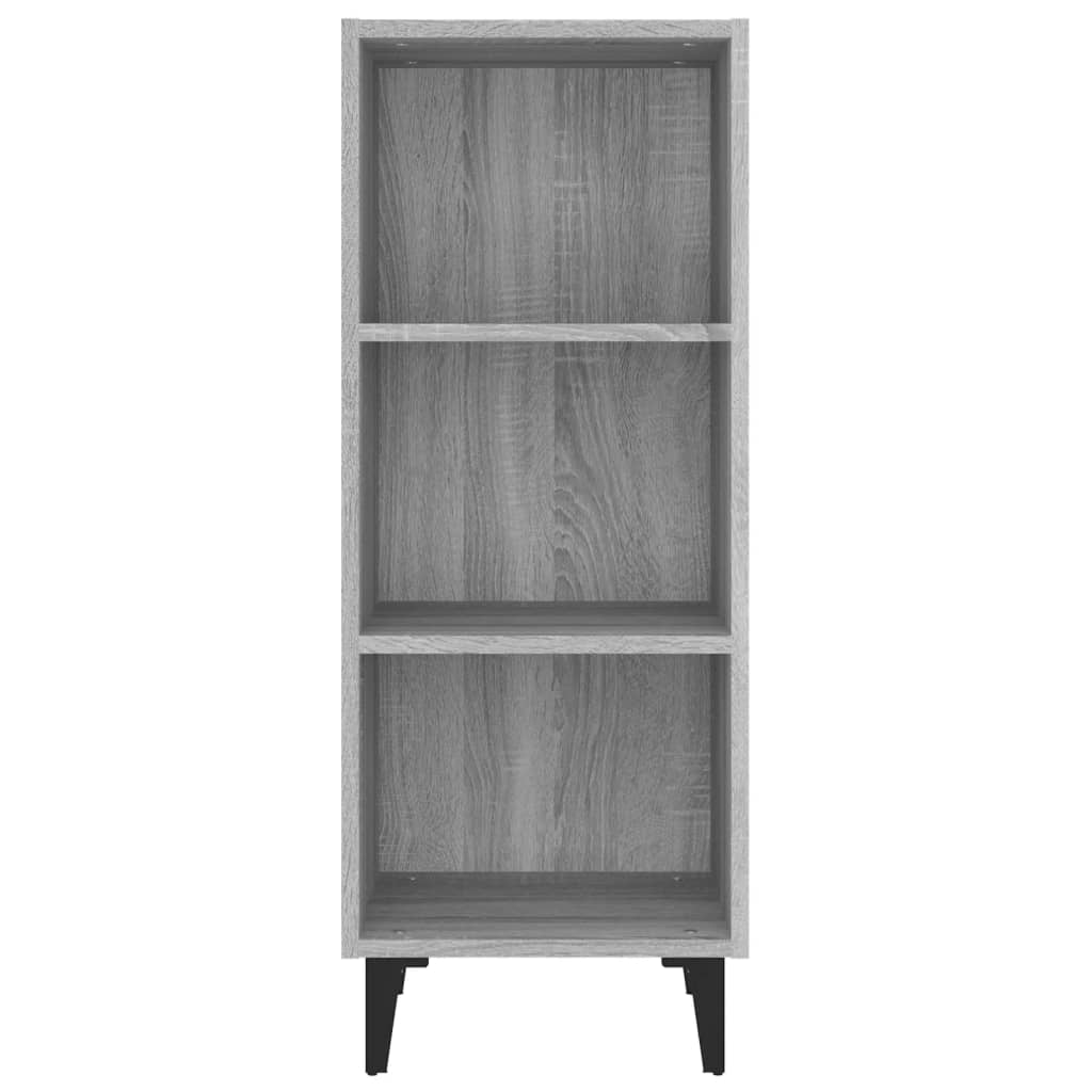 vidaXL Ντουλάπι Γκρι sonoma 34,5x32,5x90εκ. από Επεξεργασμένο Ξύλο