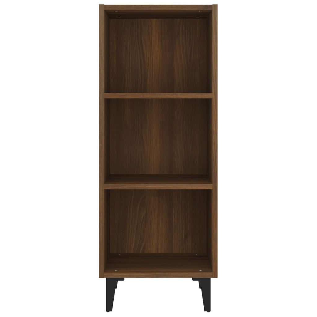 vidaXL Ντουλάπι Καφέ Δρυς 34,5x32,5x90 εκ. Επεξεργασμένο Ξύλο