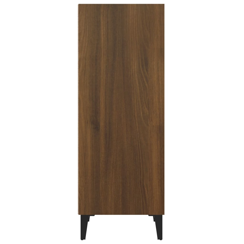 vidaXL Ντουλάπι Καφέ Δρυς 34,5x32,5x90 εκ. Επεξεργασμένο Ξύλο
