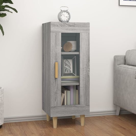 vidaXL Ντουλάπι Γκρι Sonoma 34,5x34x90 εκ. από Επεξεργασμένο Ξύλο