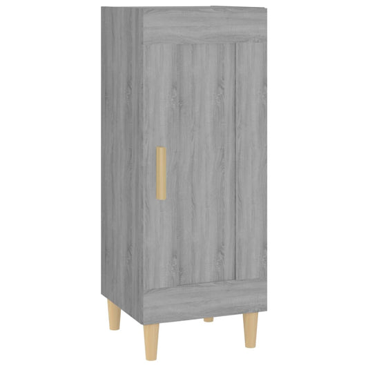 vidaXL Ντουλάπι Γκρι Sonoma 34,5x34x90 εκ. από Επεξεργασμένο Ξύλο