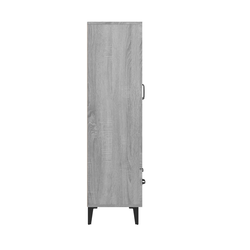 vidaXL Ντουλάπα Γκρι Sonoma 70 x 31 x 115 εκ. από Επεξεργασμένο Ξύλο