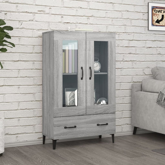 vidaXL Ντουλάπα Γκρι Sonoma 70 x 31 x 115 εκ. από Επεξεργασμένο Ξύλο