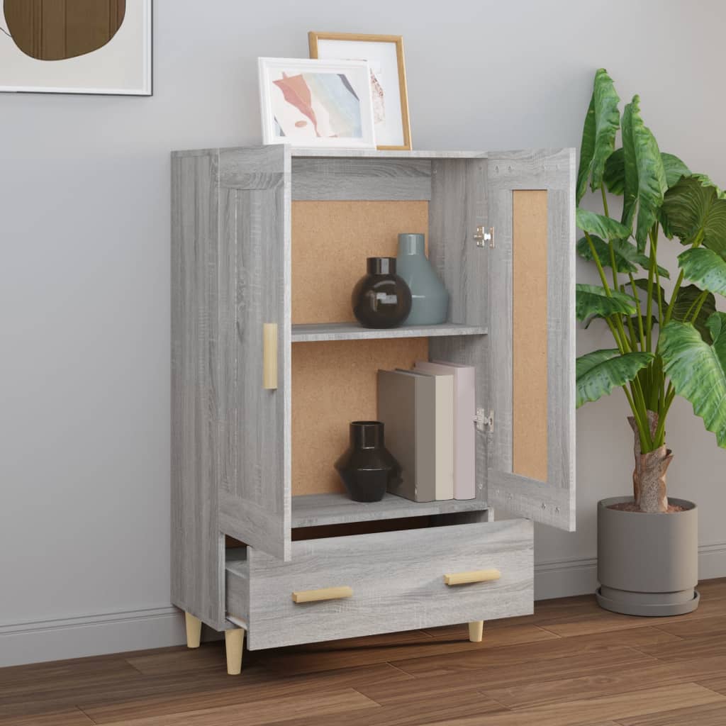 vidaXL Ντουλάπα Γκρι Sonoma 70 x 31 x 115 εκ. από Επεξεργασμένο Ξύλο