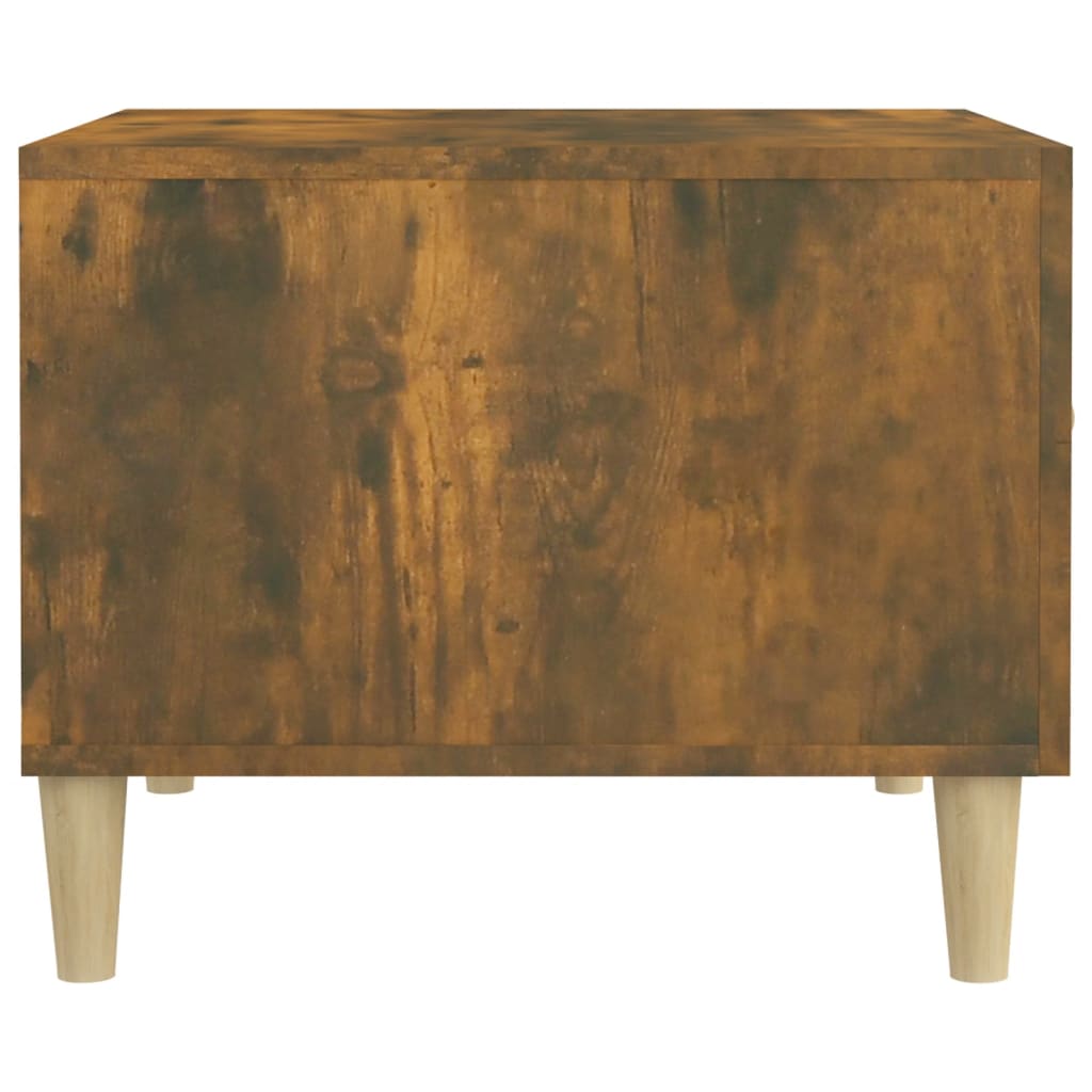 vidaXL Τραπεζάκια Σαλονιού 2 τεμ Καπνιστή Oak 50x50x40 εκ Επεξ. Ξύλο