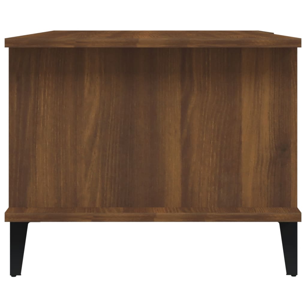 vidaXL Τραπεζάκι Σαλονιού Καφέ Δρυς 90x50x40 εκ. Επεξεργασμένο Ξύλο