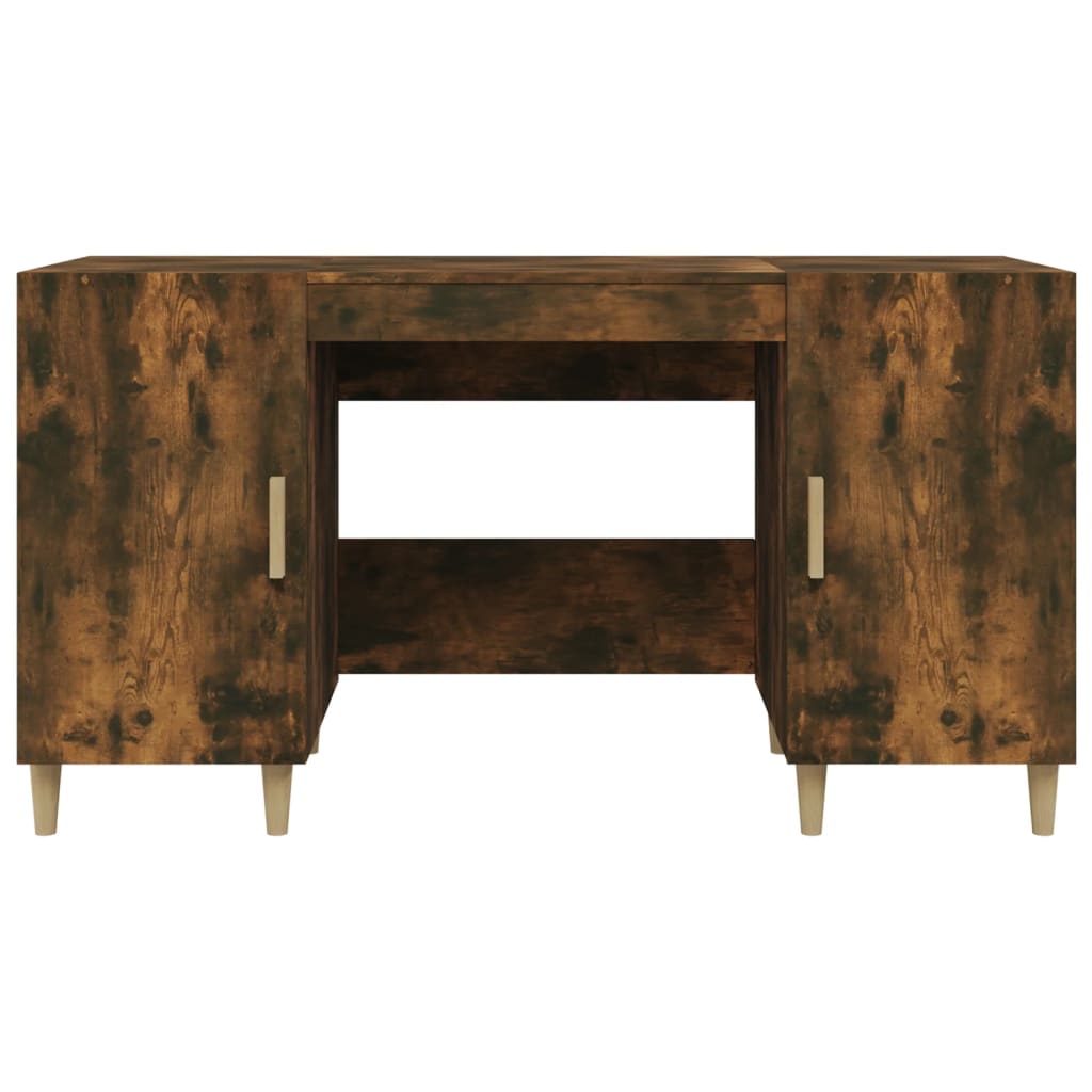 vidaXL Γραφείο Καπνιστή Δρυς 140 x 50 x 75 εκ. από Επεξεργασμένο Ξύλο