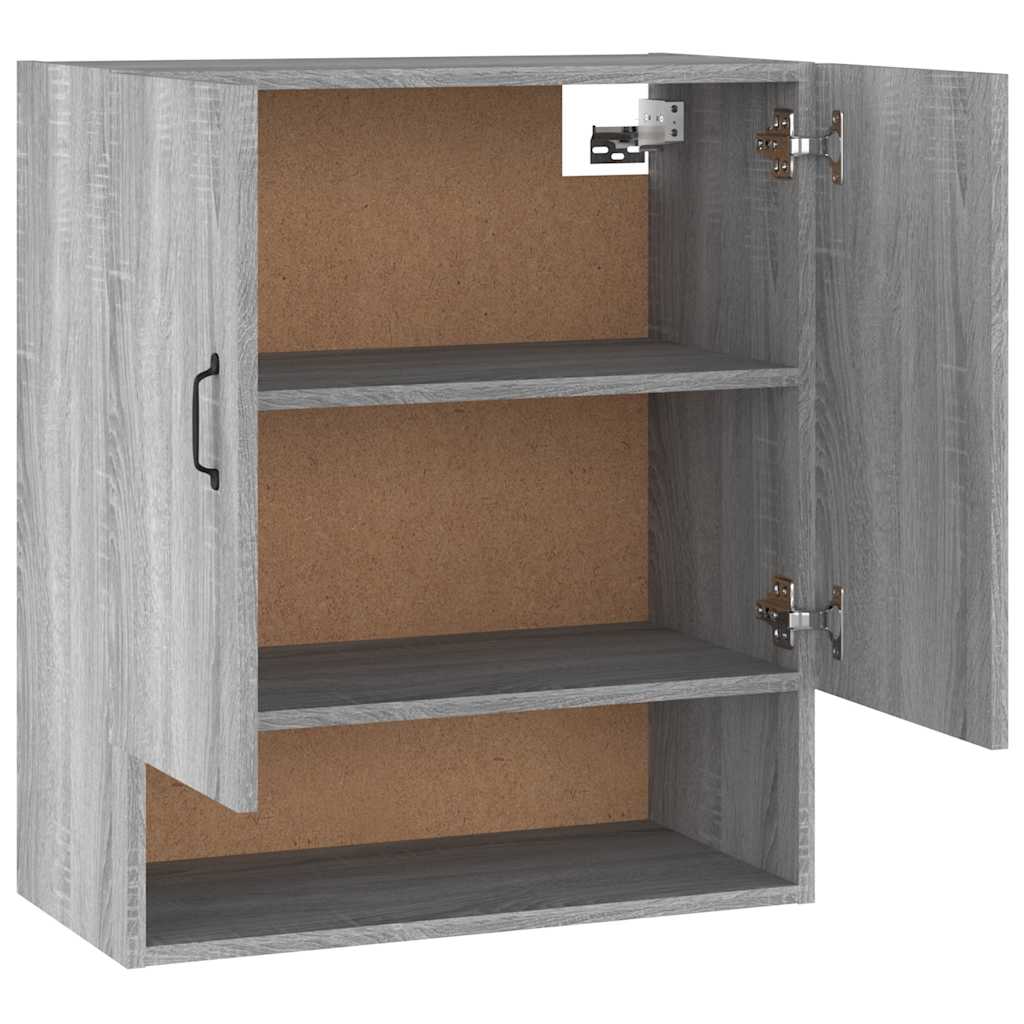 vidaXL Ντουλάπι Τοίχου Γκρι Sonoma 60x31x70εκ. Επεξεργασμένο Ξύλο