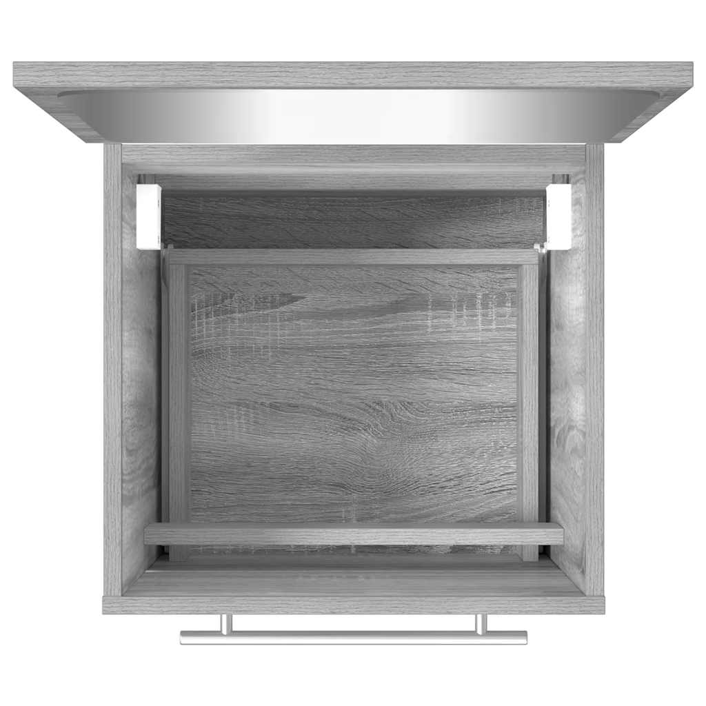 vidaXL Ντουλάπι Μπάνιου με Καθρέφτη Γκρι Sonoma 41x38,5x48 εκ.