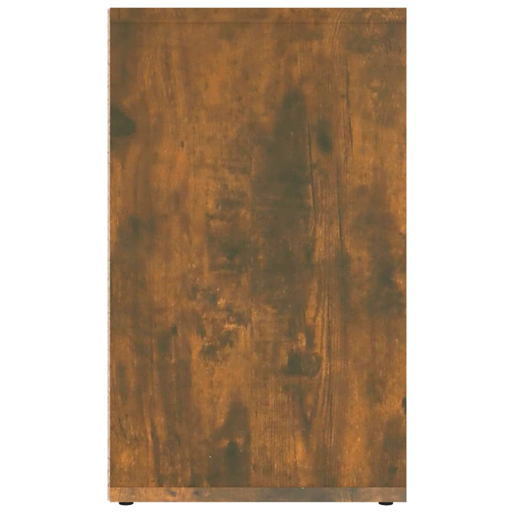 vidaXL Παπουτσοθήκη 2 τεμ. Καπνιστή Δρυς 52,5 x 30 x 50 εκ.