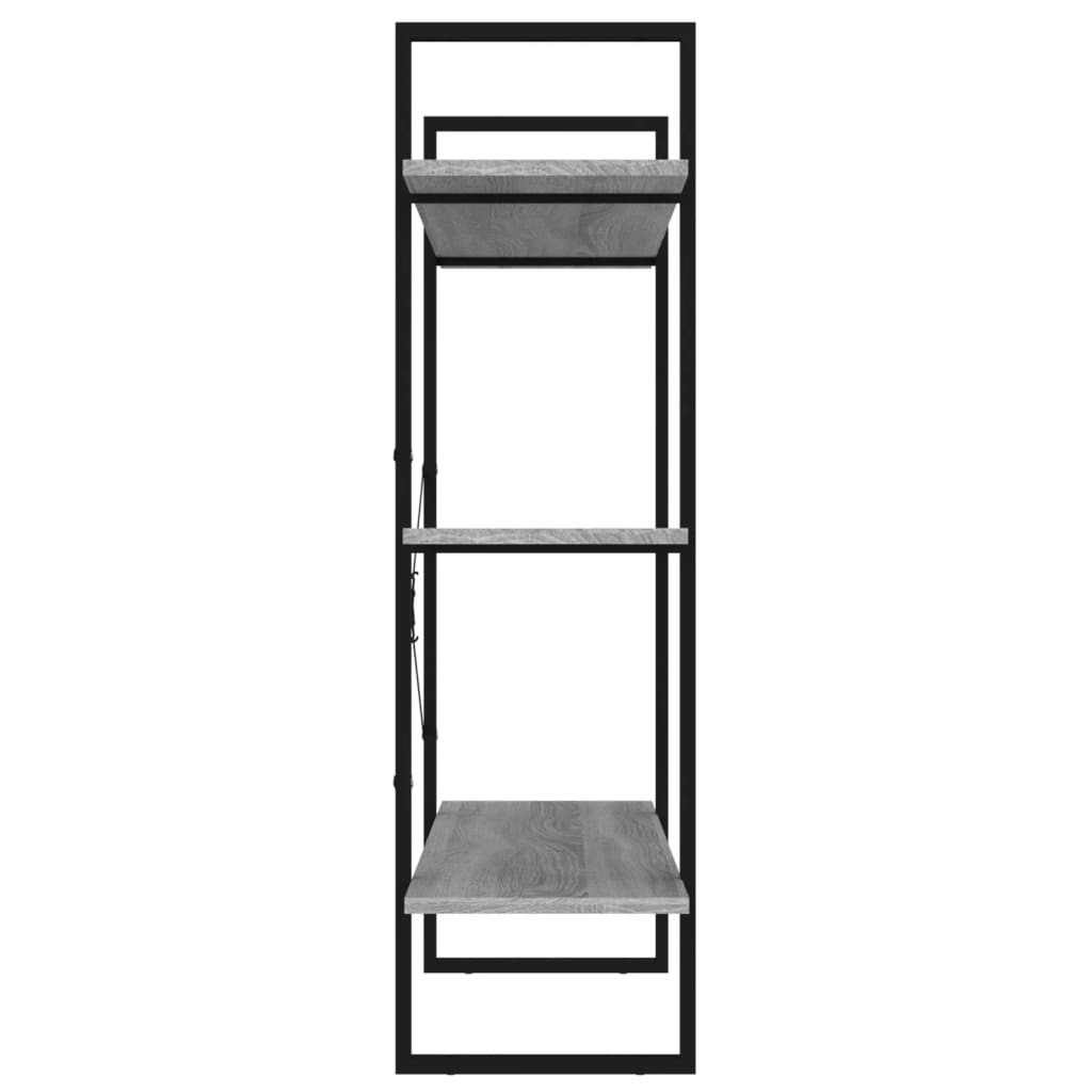 vidaXL Βιβλιοθήκη Γκρι Sonoma 100x30x105 εκ. από Επεξεργασμένο Ξύλο