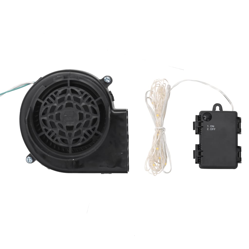 vidaXL Χιονάνθρωπος Φουσκωτός με LED 120 εκ.