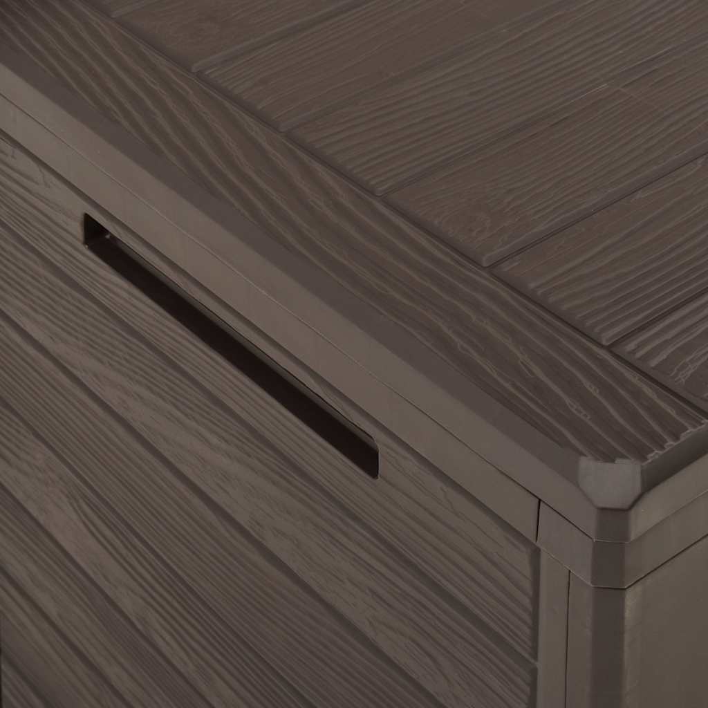 vidaXL Μπαούλο Αποθήκευσης Κήπου Καφέ 58,5x46x55 εκ. απο Πολυπ/λένιο