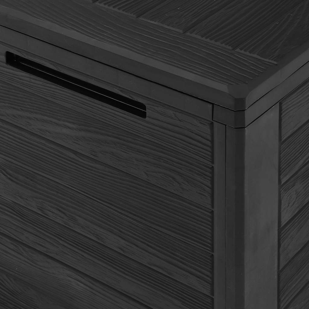 vidaXL Μπαούλο Αποθήκευσης Κήπου Ανθρακί 58,5x46x55εκ. απο Πολυπ/λένιο