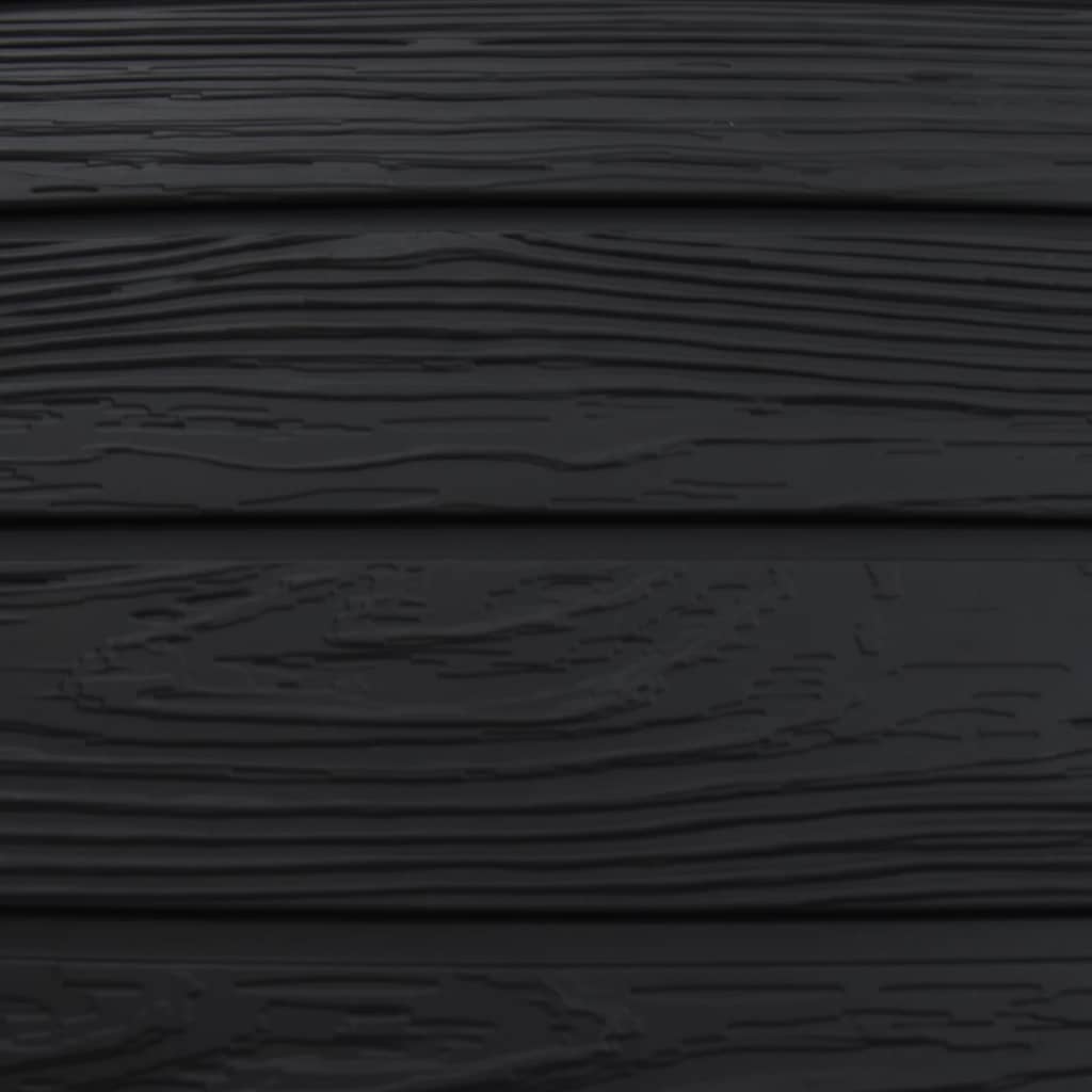 vidaXL Κομποστοποιητής Κήπου Μαύρος 280 Λίτρων από Πολυπροπυλένιο