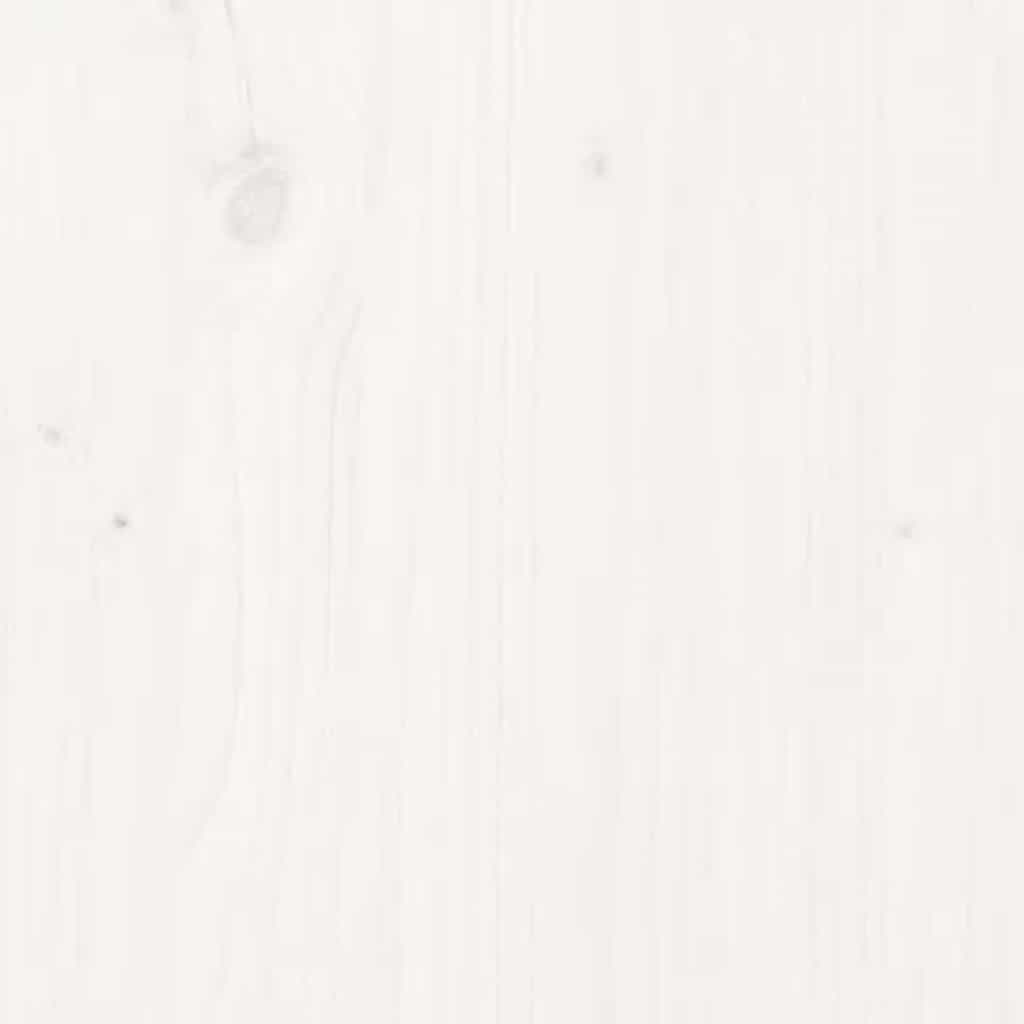 vidaXL Μπουντουάρ Σετ με Καθρέφτη Λευκό από Μασίφ Ξύλο Πεύκου