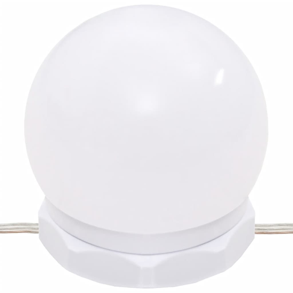 vidaXL Μπουντουάρ Σετ με LED Γκρι Sonoma από Επεξεργασμένο Ξύλο