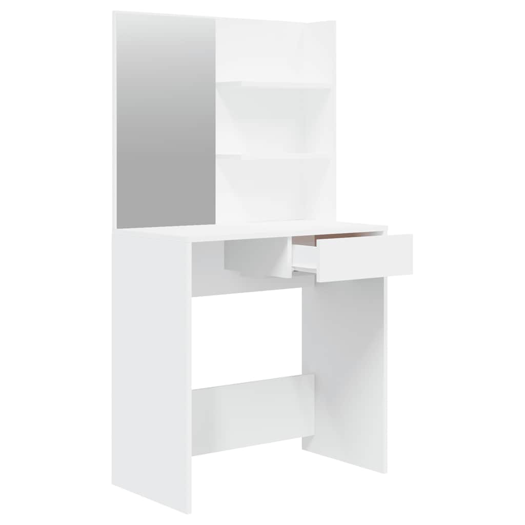 vidaXL Μπουντουάρ Σετ Σετ Λευκό 74,5 x 40 x 141 εκ.