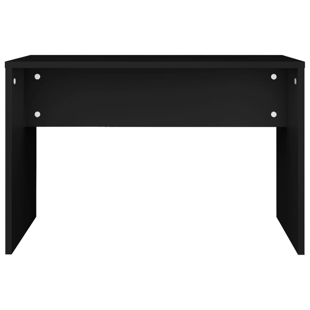 vidaXL Μπουντουάρ Σετ Μαύρο 74,5 x 40 x 141 εκ.