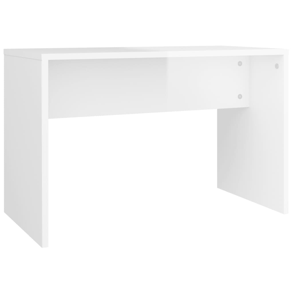 vidaXL Μπουντουάρ Σετ Γυαλιστερό Λευκό 74,5x40x141 εκ.