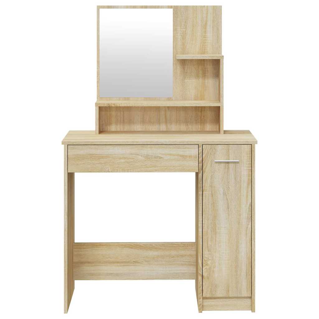 vidaXL Μπουντουάρ Σετ Sonoma Δρυς 86,5x35x136 εκ.