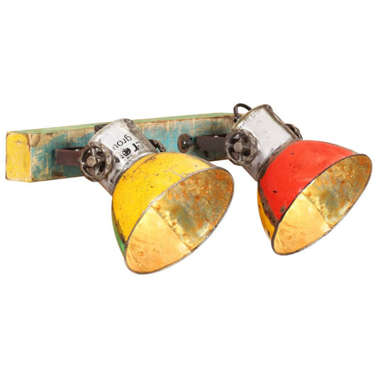 vidaXL Φωτιστικό Επιτοίχιο Industrial Πολύχρωμο 45 x 25 εκ. Ε27