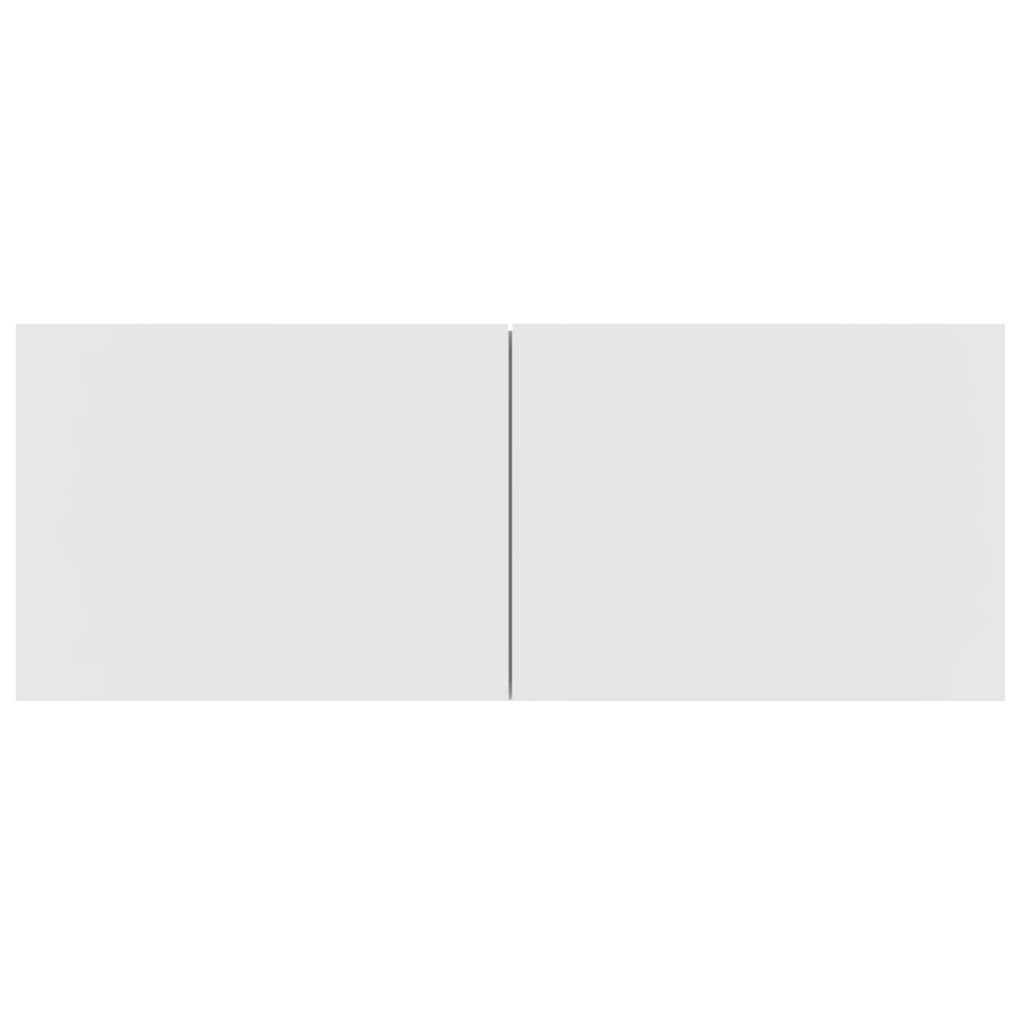 vidaXL Έπιπλα Τηλεόρασης 4 τεμ. Λευκό 80x30x30 εκ. Επεξ. Ξύλο