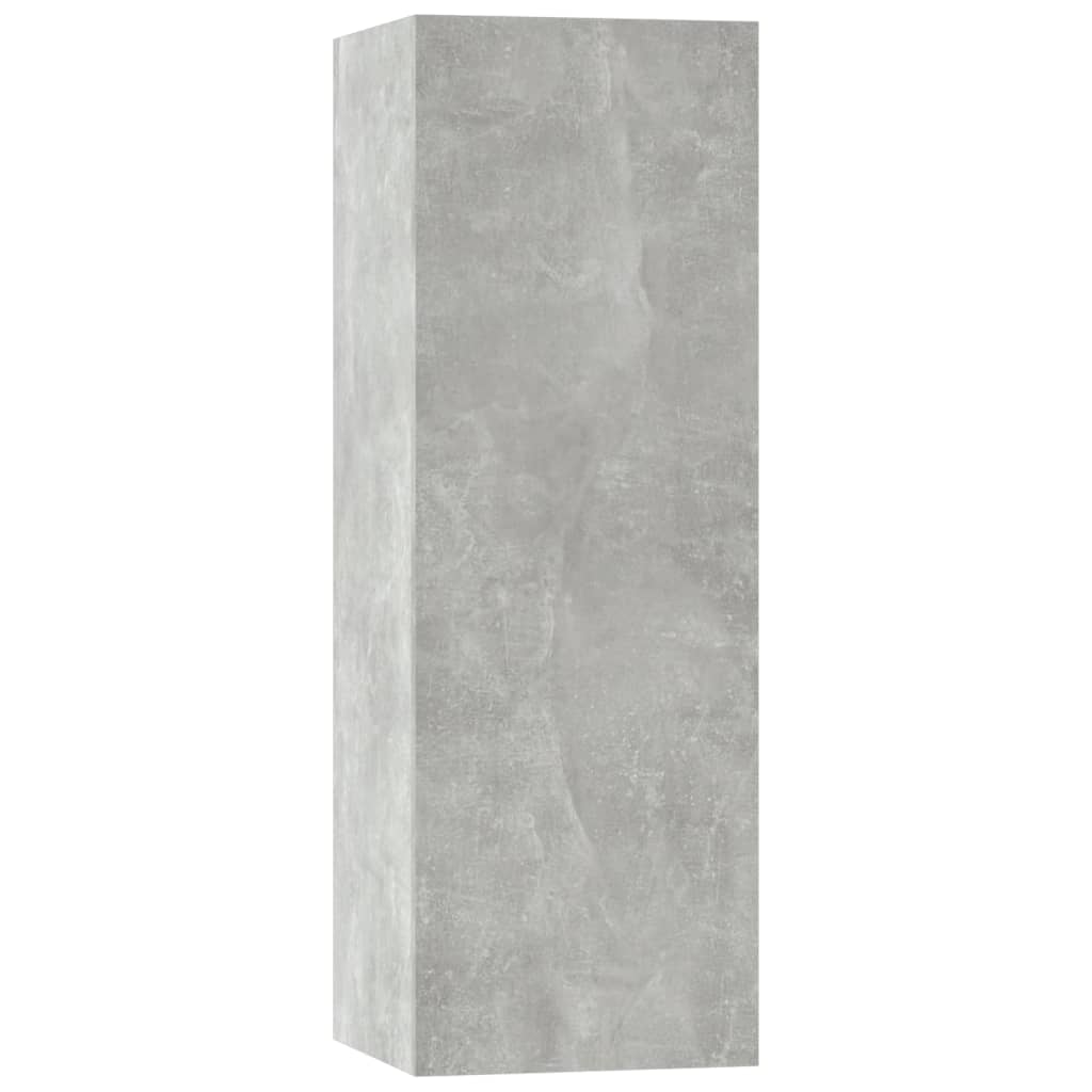 vidaXL Σετ Επίπλων Τηλεόρασης 5 Τεμαχίων Γκρι Σκυρ. Επεξεργασμένο Ξύλο