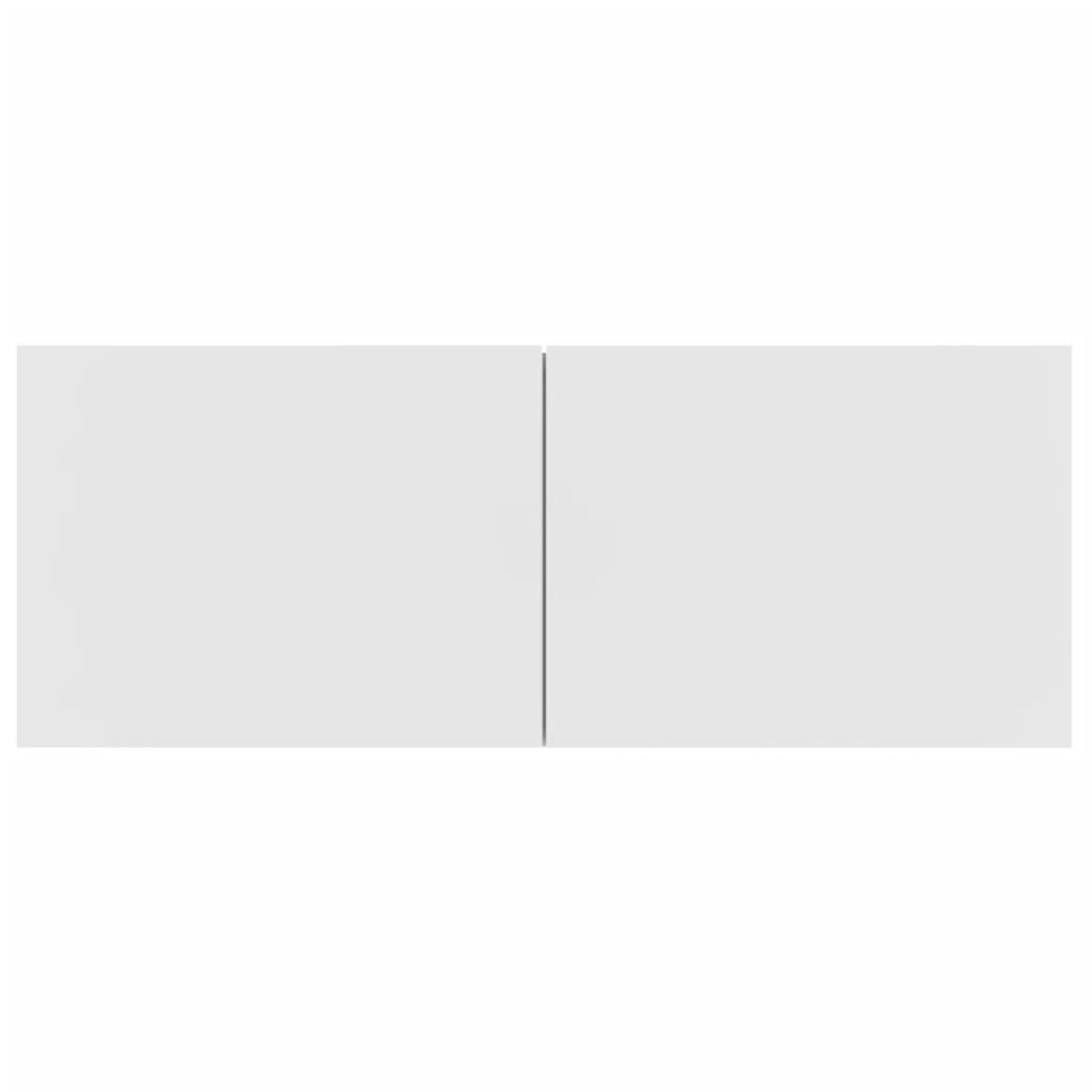 vidaXL Σετ Επίπλου Τηλεόρασης 6 Τεμαχίων Λευκό από Επεξεργασμένο Ξύλο