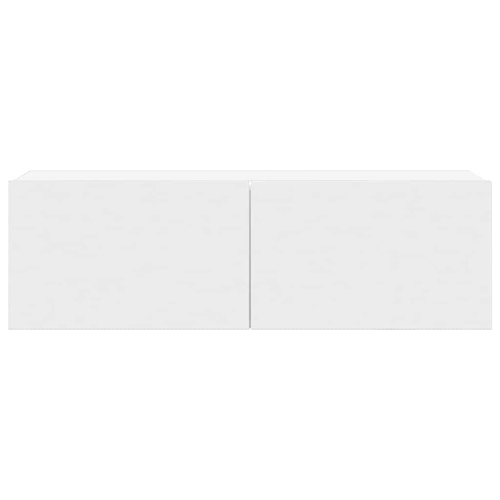 vidaXL Σετ Επίπλων Τηλεόρασης 7 Τεμαχίων Λευκό από Επεξεργασμένο Ξύλο