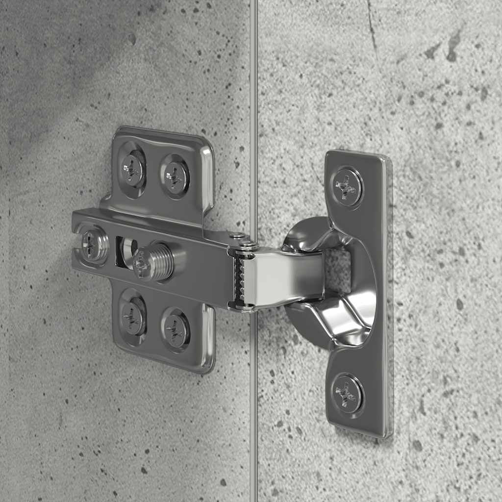 vidaXL Σετ Επίπλων Τηλεόρασης 4Τεμαχίων Γκρι Σκυρ. Επεξεργασμένο Ξύλο