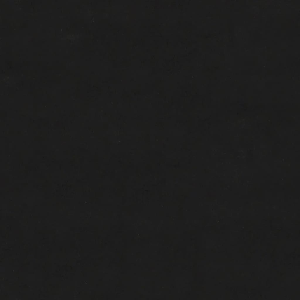 vidaXL Καρέκλες Τραπεζαρίας Περιστρεφόμενες 2 τεμ. Μαύρες Βελούδινες