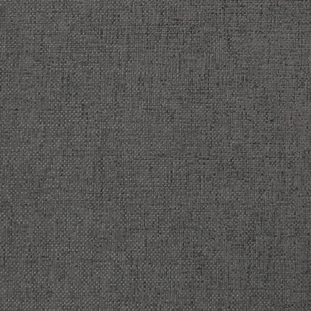 vidaXL Καρέκλες Τραπεζαρίας 2 τεμ Σκ. Γκρι Υφασμάτινες