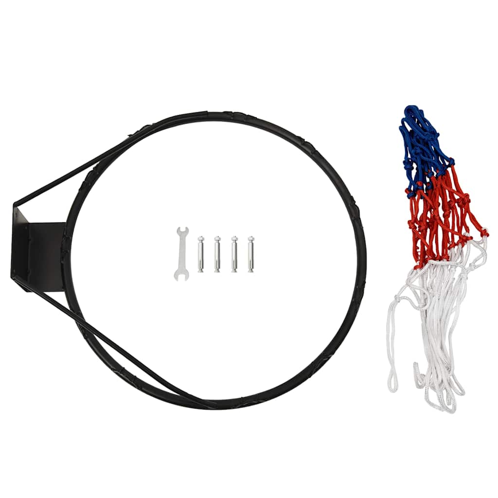 vidaXL Στεφάνι Μπασκέτας Μαύρο 45 εκ. από Ατσάλι